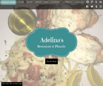 Adelinasrestaurant.com(Adelina's Pizzaria) Screenshot