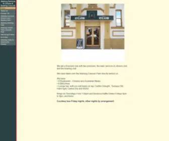 Adelongservicesclub.com.au(Adelong Services & Citizens & Bowling Club Ltd) Screenshot