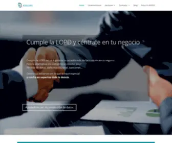 Adelopd.com(Gestión de la Protección de Datos) Screenshot