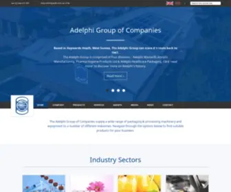 Adelphi.uk.com(The Adelphi Group of Companies) Screenshot