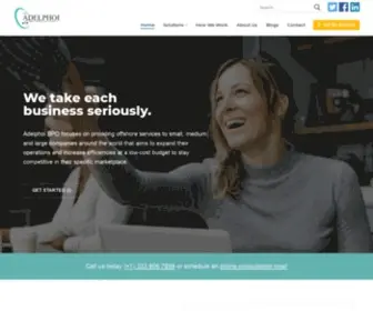 Adelphoibpo.com(We Handle Your Business Like It's Our Own) Screenshot