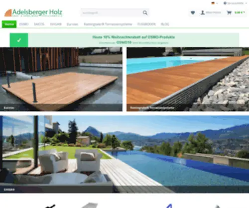 Adelsberger-Holz.com(Adelsberger Holz Online Shop) Screenshot