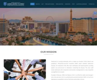 Adelsoncliniclasvegas.com(Adelson Clinic) Screenshot