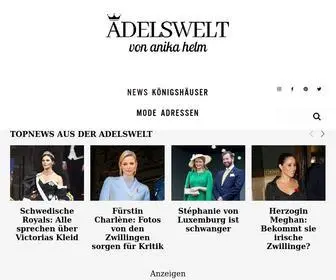 Adelswelt.de(NEWS von den Royals) Screenshot