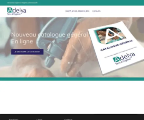 Adelya.net(Le spécialiste hygiène et désinfection) Screenshot