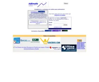 Ademails.com(AdEmails Contadores y Estadisticas) Screenshot
