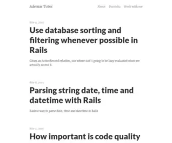 Ademartutor.com(Ademar Tutor) Screenshot