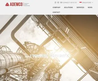 Ademcosecurity.com(Ademco (Far East)) Screenshot