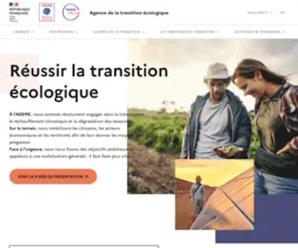 Ademe.fr(Accueil) Screenshot