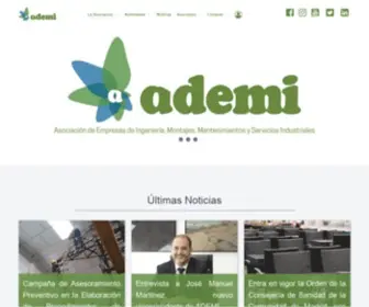 Ademi.com(Asociación de empresas de Ingeniería) Screenshot