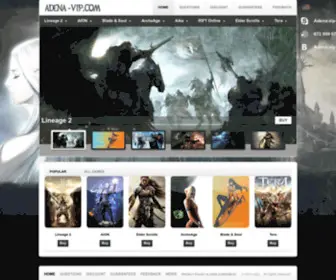 Adena-Vip.com(Buy Adena Lineage 2 buy adena L2) Screenshot