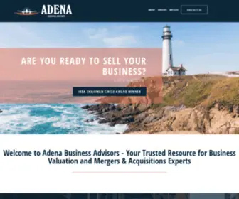 Adenamergers.com(Adena Business Mergers) Screenshot