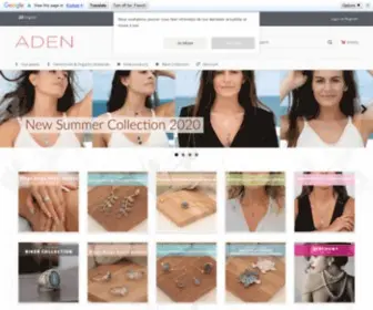 Adensjewels.com(Bijoux créateur originaux) Screenshot