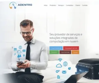 Adentrocloud.com.br(Adentro Cloud Solutions) Screenshot