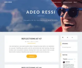 Adeoressi.com(The Founder Institute) Screenshot