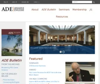 Ade.org(Home) Screenshot