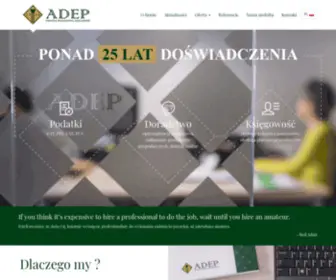 Adep.pl(Biuro rachunkowe Bydgoszcz) Screenshot