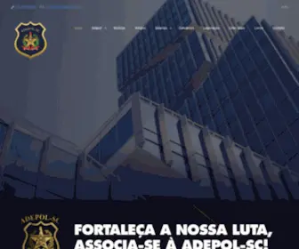 Adepolsc.org.br(Adepol Santa Catarina Polícia Delegados) Screenshot