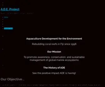 Adeproject.org(ADE Project) Screenshot
