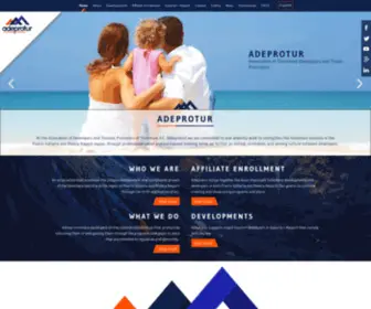 Adeprotur.com(Puerto Vallarta and Riviera Nayarit Association of Timeshare Developers and Travel Promoters) Screenshot