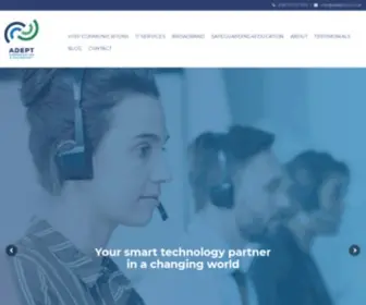 Adeptcts.co.uk(Managed IT Services) Screenshot