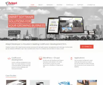 Adeptdeveloper.com(Adept Developer) Screenshot