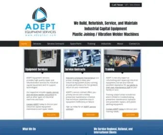 Adeptesi.com(Plastic Joining Welding) Screenshot