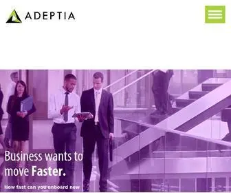 Adeptia.com(A powerful B2B data Integration (B2Bi)) Screenshot