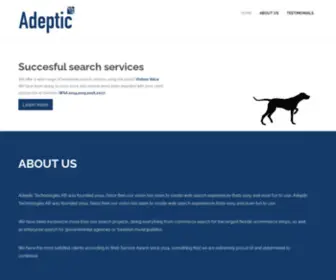 Adeptic.com(Adeptic Technologies AB) Screenshot