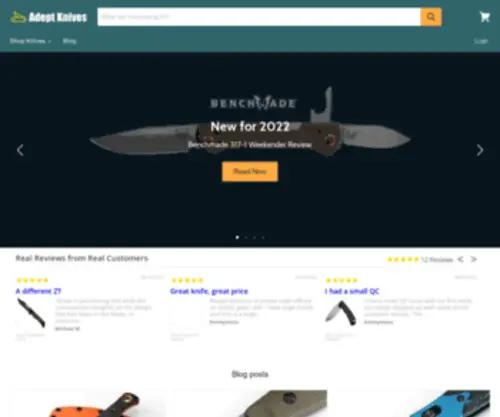 Adeptknives.com(Adept Knives) Screenshot