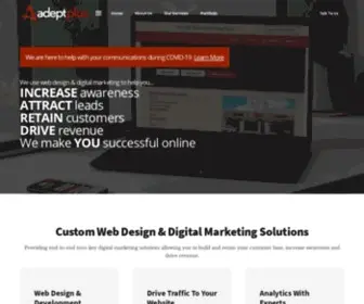 Adeptplus.com(AdeptPlus Web Design) Screenshot