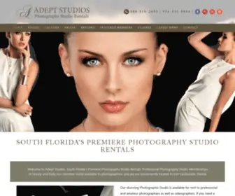 Adeptstudios.com(Professional Photography South Florida) Screenshot