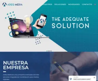 AdeqMedia.com(Tecnologia Avanzada de Monetizacion) Screenshot