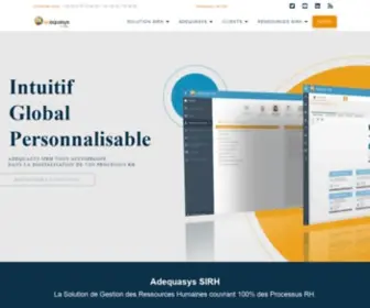 Adequasys.com(Le logiciel RH) Screenshot