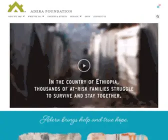 Aderafoundation.org(Adera foundation) Screenshot