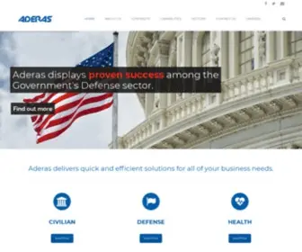 Aderas.com(Aderas, Inc) Screenshot