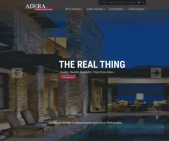 Aderastone.com(Natural Stone Supplier) Screenshot