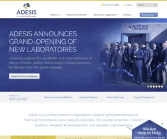 Adesisinc.com(Custom Molecular Synthesis) Screenshot