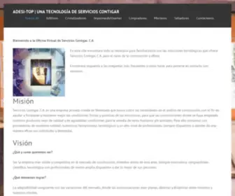 Adesitop.com(ADESI-TOP | Una tecnología de Servicios Contigar) Screenshot