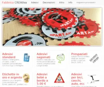 Adesivi-Personalizzati.it(Adesivi pubblicitari personalizzati con stampa a colori) Screenshot