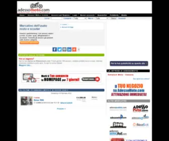 Adessomoto.com(Mercatino moto e scooter usati) Screenshot