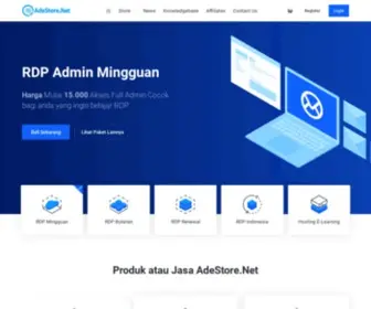 AdeStore.net(Member Area Home) Screenshot