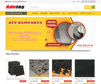 Adetasyapi.com(Adetaş Yapı Market) Screenshot