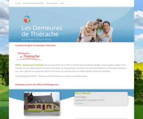Adeth.com(Gîtes en Avesnois Thiérache) Screenshot