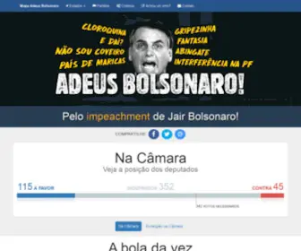 Adeusbolsonaro.com.br(Mapa Adeus Bolsonaro) Screenshot