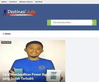 Adeutomo.com(Destinasi Ade) Screenshot