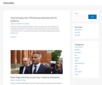 Adevaldes.com(Toño) Screenshot