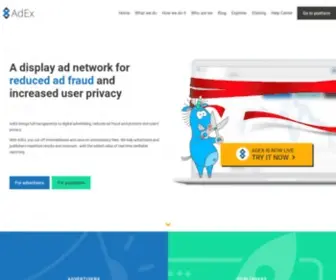 Adex.network(AdEx Network) Screenshot
