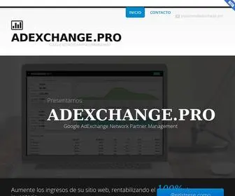 Adexchange.pro(Adexchange) Screenshot