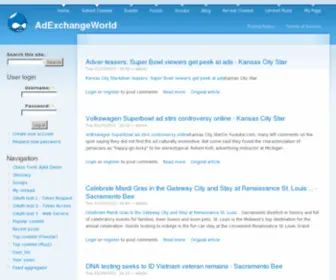 Adexchangeworld.com(Adexchange) Screenshot